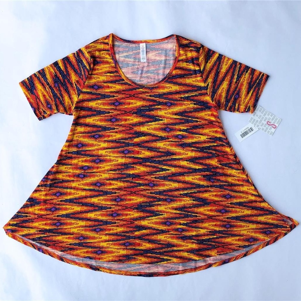 LuLaRoe Rainbow Perfect Tee - Size Small